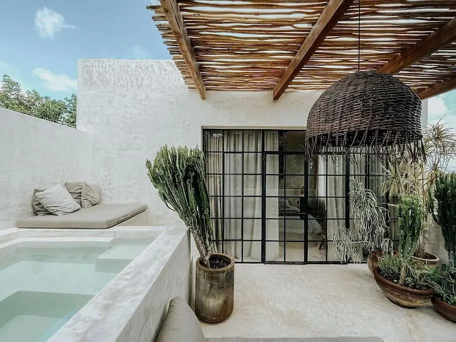 טולום Piece-Of-Art-Loft Between Jungle Trees